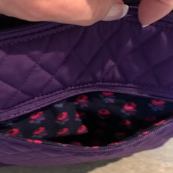 Vera Bradley Deep Purple Quilted Tote - Picture 6 of 6